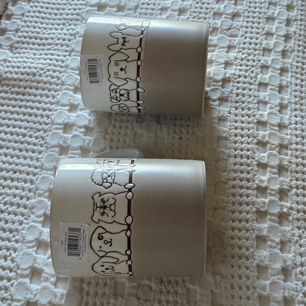 Spectrum Designz I Ruff You Dog Embossed Mugs Set - Picture 10 of 10